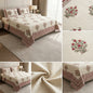 Khadi Slub Cotton King Size Bedcover Set (with 2 Pillow Covers)