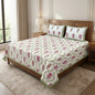 Khadi Slub Cotton King Size Bedcover Set (with 2 Pillow Covers)
