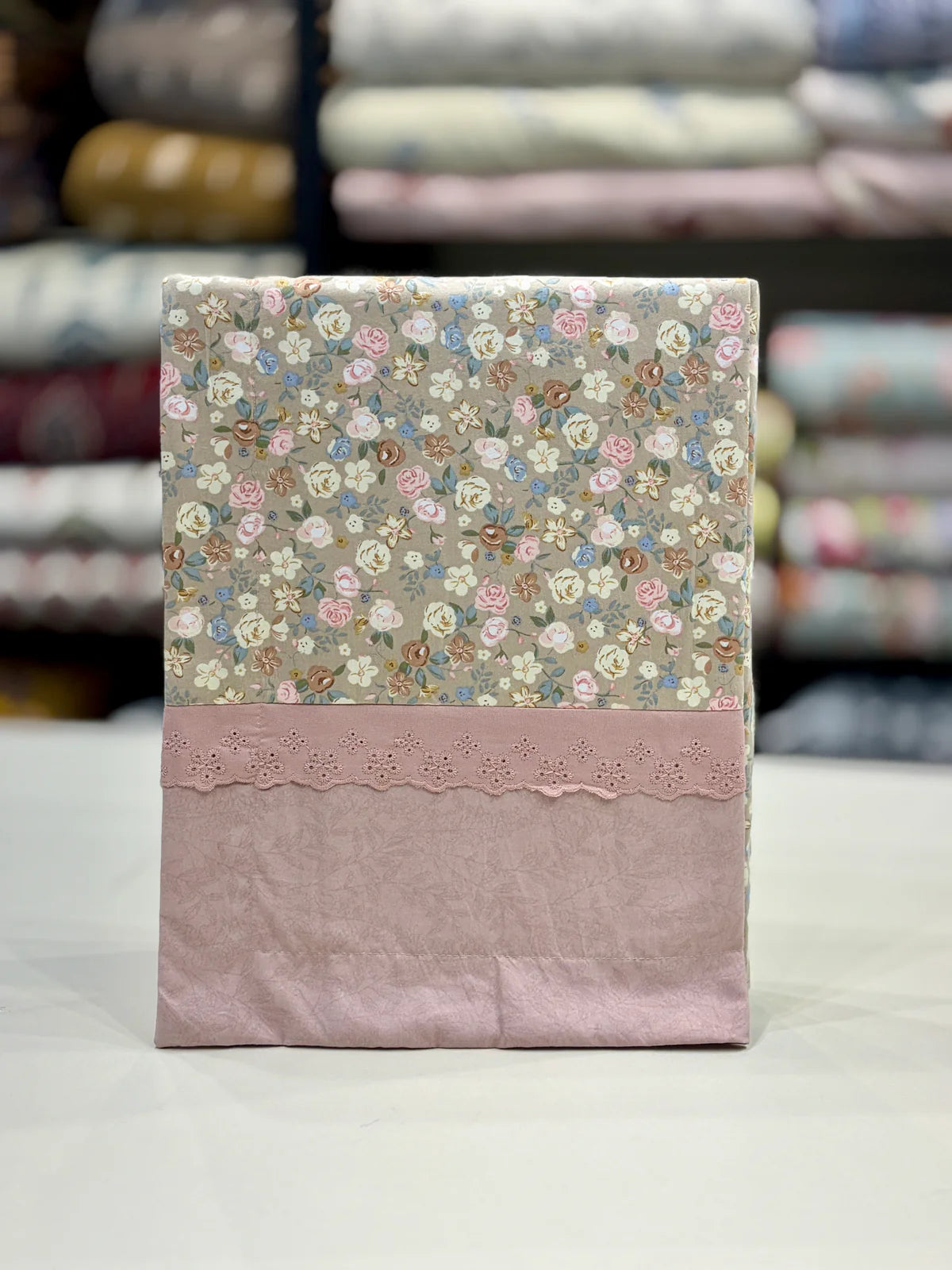 Fitted Bedsheet Pure Cotton with (2 Pillow Covers) 108 by 108 inch