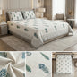 Khadi Slub Cotton King Size Bedcover Set (with 2 Pillow Covers)