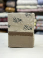 Fitted Bedsheet Pure Cotton with (2 Pillow Covers) 108 by 108 inch