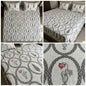 Khadi Slub Cotton King Size Bedcover Set (with 2 Pillow Covers)