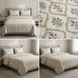 Khadi Slub Cotton King Size Bedcover Set (with 2 Pillow Covers)